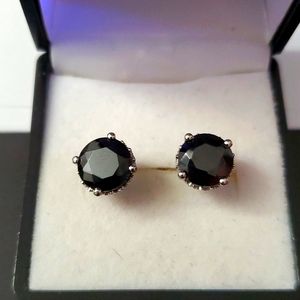 Sterling Silver 925 Black Onyx Earrings